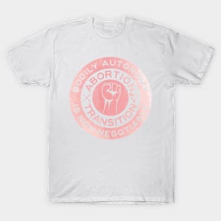 Bodily Autonomy in Rose T-Shirt